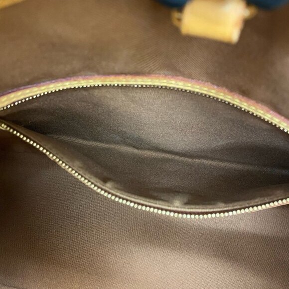 LOUIS VUITTON Brown Monogram Leather Shoulder Bag - Picture 10 of 10